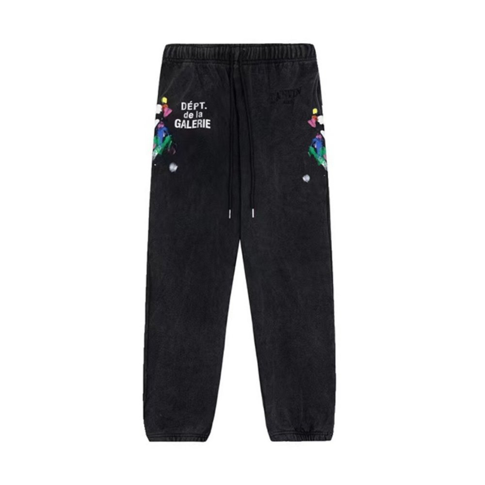 Gallery Dept Unisex Painted Property Sweat Pants Black